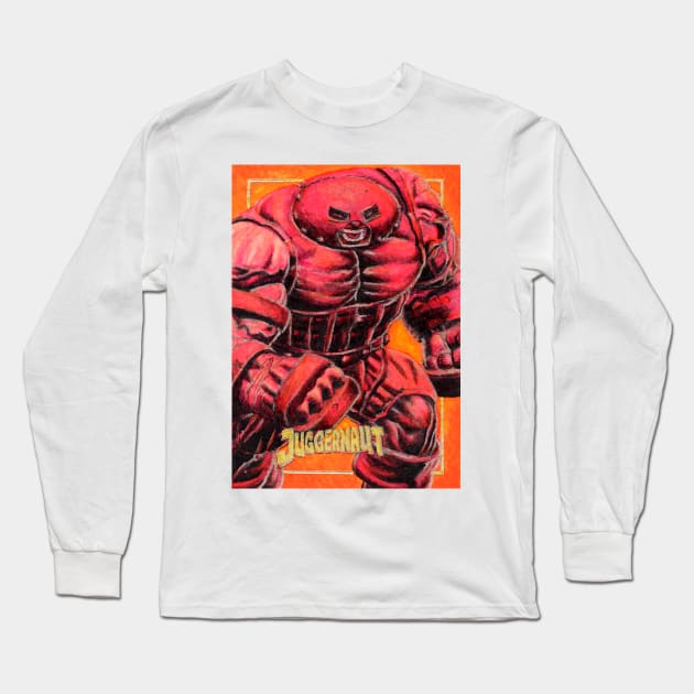 Juggernaut Long Sleeve T-Shirt by Mark Bartle Art